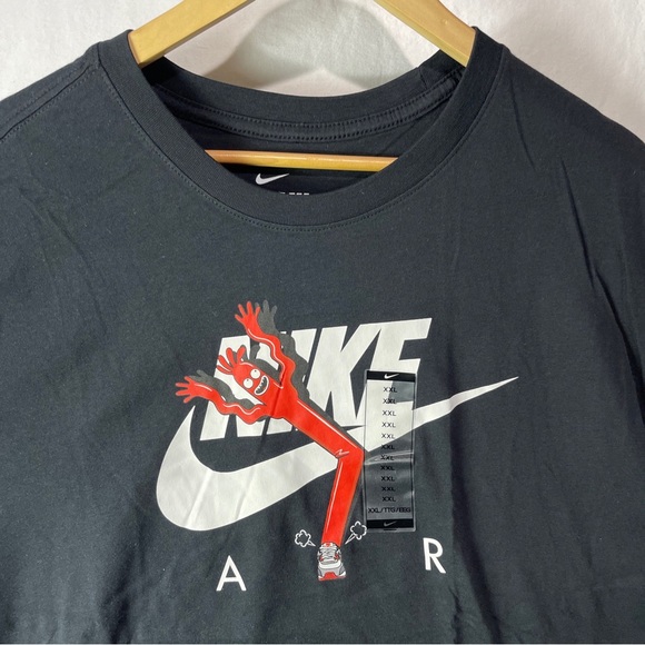 Nike Air Max 90 Wacky Tube Man Graphic T-Shirt BQ0706-010 Mens Size XXL Black. - Picture 5 of 10